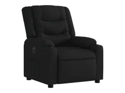 Online Poltrona elétrica reclinável tecido SHL857033 Preto