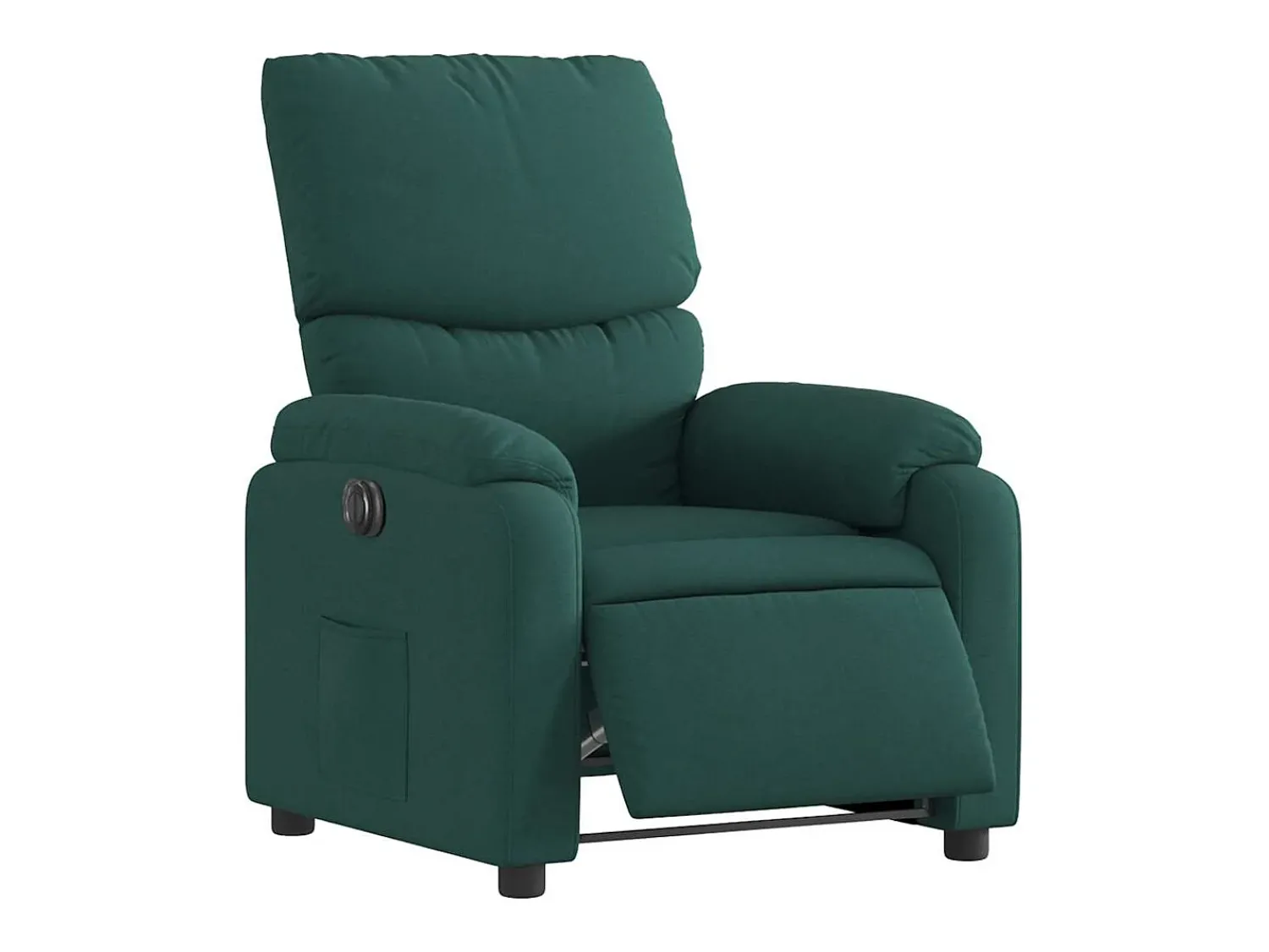 Poltrona* Poltrona elétrica reclinável tecido verde-escuro SHL344649 Verde pinho