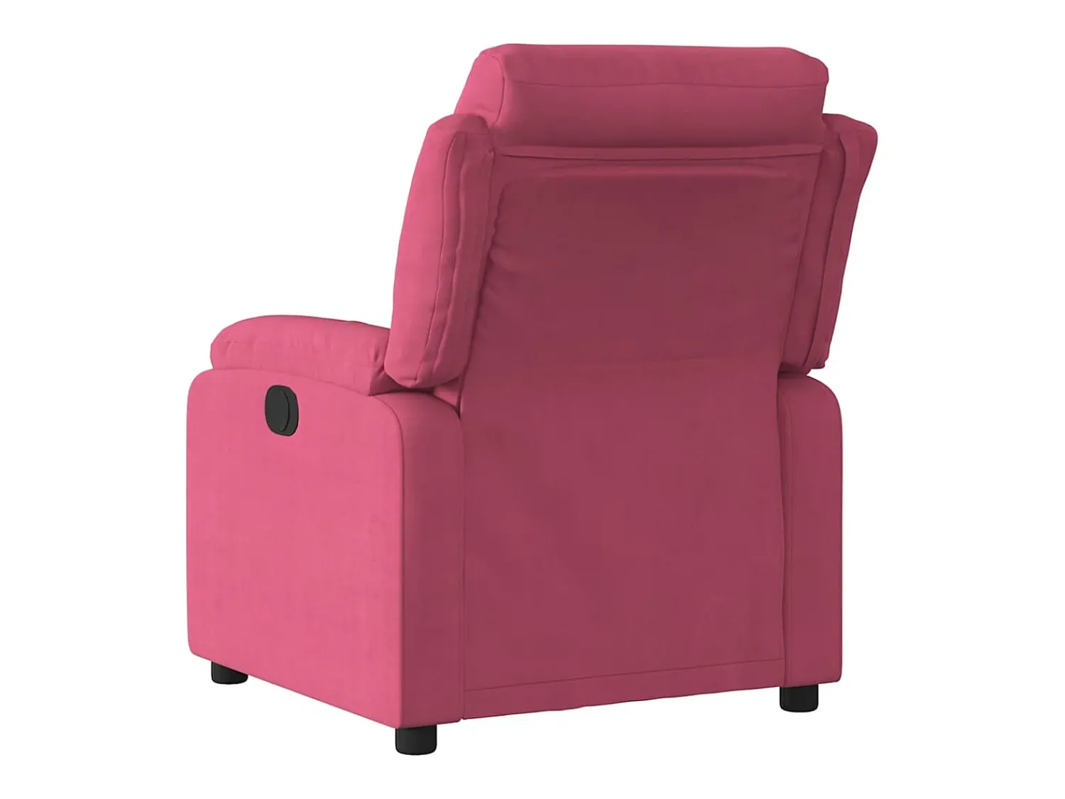 Poltrona| Poltrona elétrica reclinável veludo tinto SHL433240 Vermelho