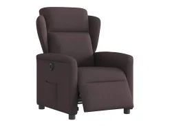 Poltrona| Poltrona elétrica reclinável tecido -escuro SHL343569 Castanho