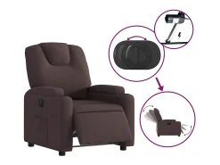 Poltrona* Poltrona elétrica reclinável tecido -escuro SHL725004 Castanho