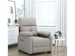 Poltrona* Poltrona elétrica reclinável tecido cinzento-acastanhado SHL198285 Taupe