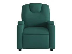 Poltrona*vidaxl Poltrona elétrica reclinável tecido -escuro Verde