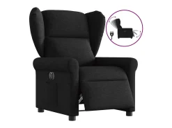 Poltrona| Poltrona elétrica reclinável tecido SHL259330 Preto