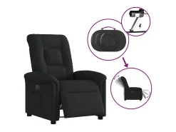Poltrona* Poltrona elétrica reclinável tecido SHL865999 Preto