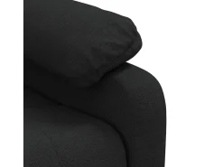 Clearance Poltrona elétrica reclinável tecido SHL594299 Preto