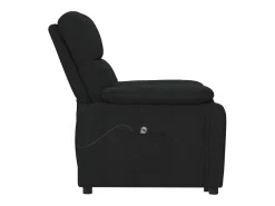 Clearance Poltrona elétrica reclinável tecido SHL594299 Preto