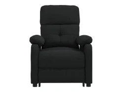 Clearance Poltrona elétrica reclinável tecido SHL594299 Preto