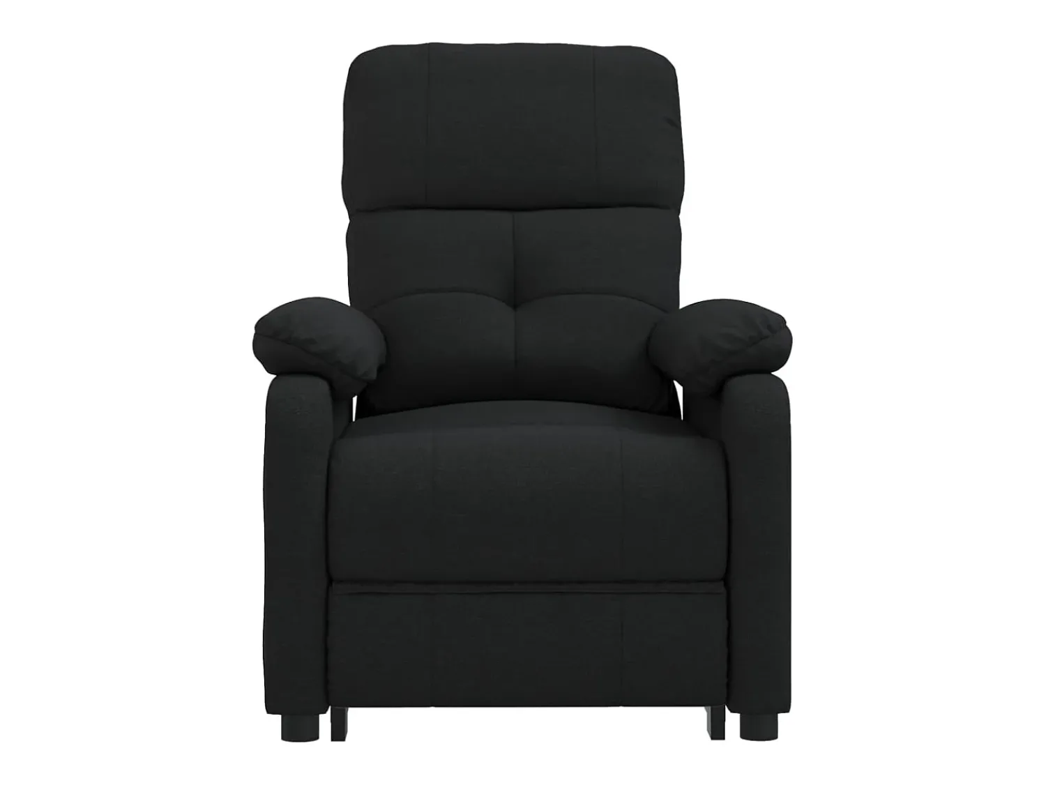 Clearance Poltrona elétrica reclinável tecido SHL594299 Preto