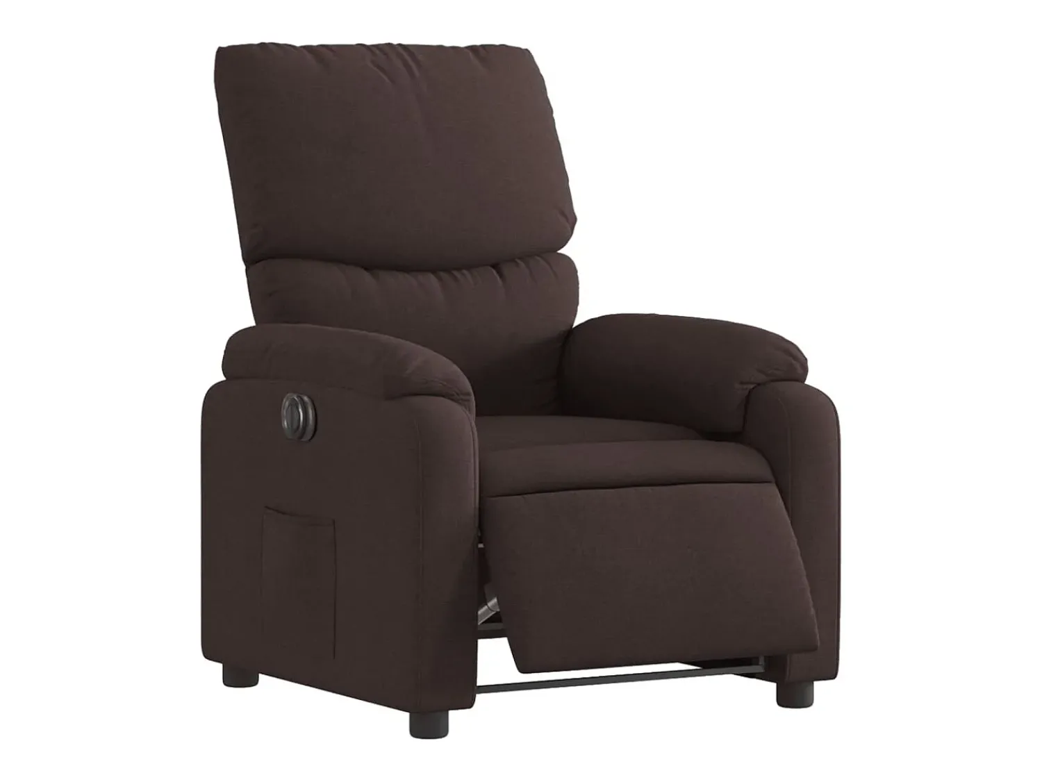 Poltrona elétrica reclinável tecido -escuro SHL722641^ Poltrona