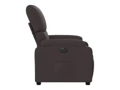 Poltrona elétrica reclinável tecido -escuro SHL722641^ Poltrona
