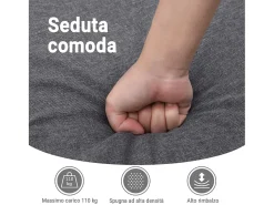 Poltrona*vidaxl Poltrona elétrica reclinável tecido Castanho