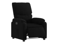 Poltrona elétrica reclinável tecido SHL95735 Preto