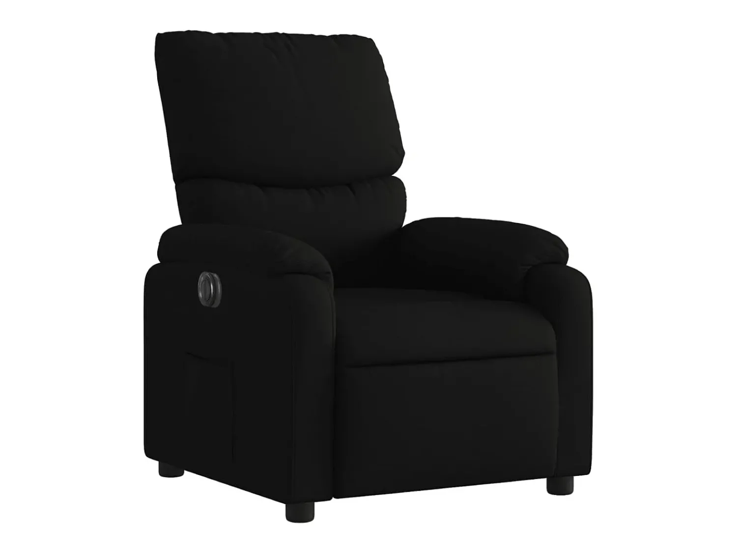 Poltrona elétrica reclinável tecido SHL95735 Preto