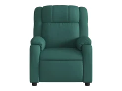 Hot Poltrona elétrica reclinável tecido verde-escuro SHL827912 Verde pinho