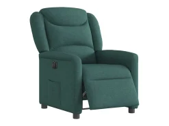 Poltrona| Poltrona elétrica reclinável tecido verde-escuro SHL251889 Verde pinho