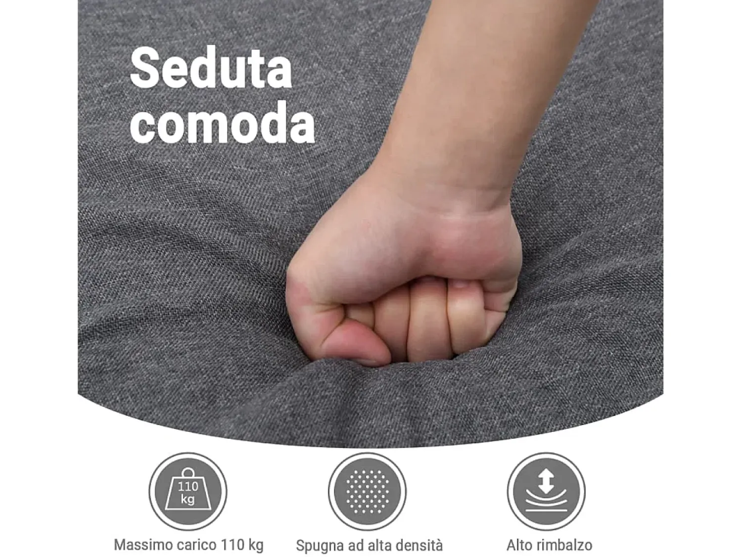 New vidaxl Poltrona elétrica reclinável tecido -escuro Verde