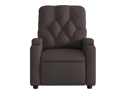 Poltrona elétrica reclinável tecido -escuro SHL710682^ Poltrona