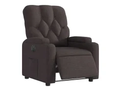 Poltrona elétrica reclinável tecido -escuro SHL710682^ Poltrona
