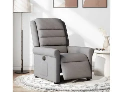 Poltrona* Poltrona elétrica reclinável tecido cinzento-acastanhado SHL965458 Taupe