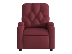 Poltrona* Poltrona elétrica reclinável tecido tinto SHL408710 Vermelho