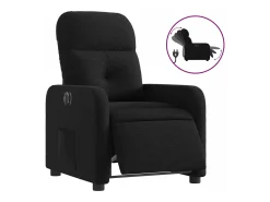 Poltrona| Poltrona elétrica reclinável tecido PT857431 Preto
