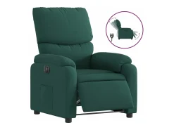 Poltrona| Poltrona elétrica reclinável tecido -escuro PT607176 Verde