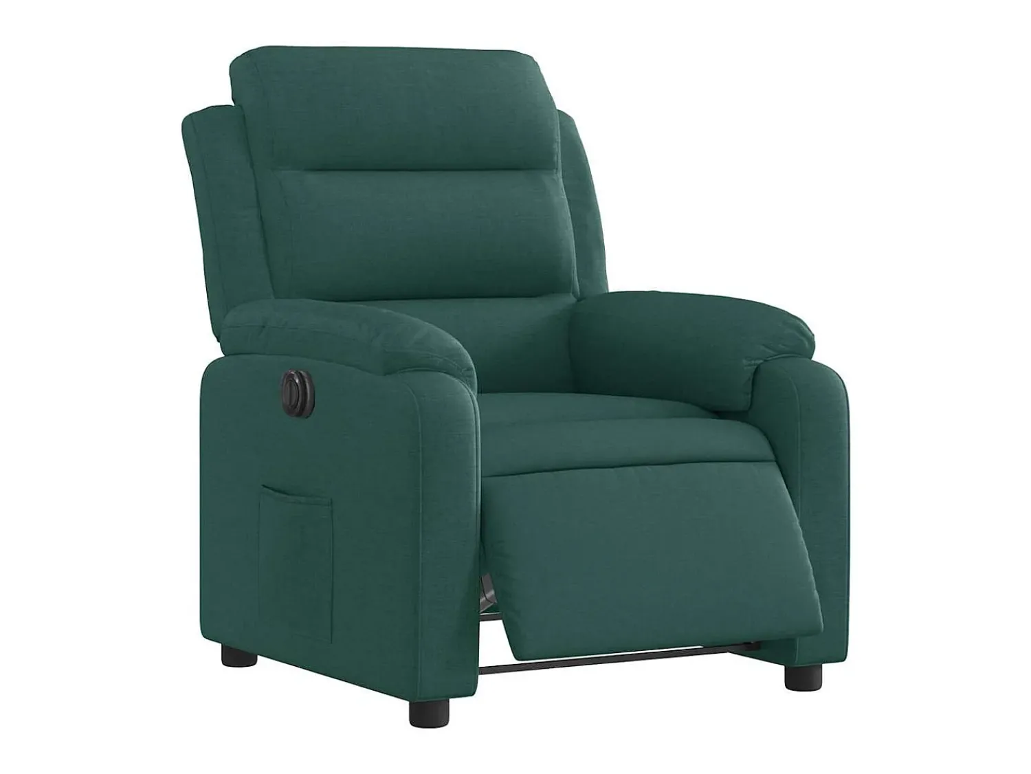 Poltrona elétrica reclinável tecido verde-escuro SHL687987^ Poltrona