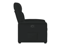 Online Poltrona elétrica reclinável tecido SHL599112 Preto