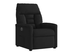 Online Poltrona elétrica reclinável tecido SHL599112 Preto