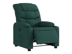 Poltrona elétrica reclinável tecido verde-escuro SHL208317^ Poltrona