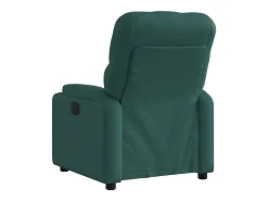 Best Poltrona elétrica reclinável tecido verde-escuro SHL338060 Verde pinho