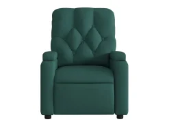 Best Poltrona elétrica reclinável tecido verde-escuro SHL338060 Verde pinho