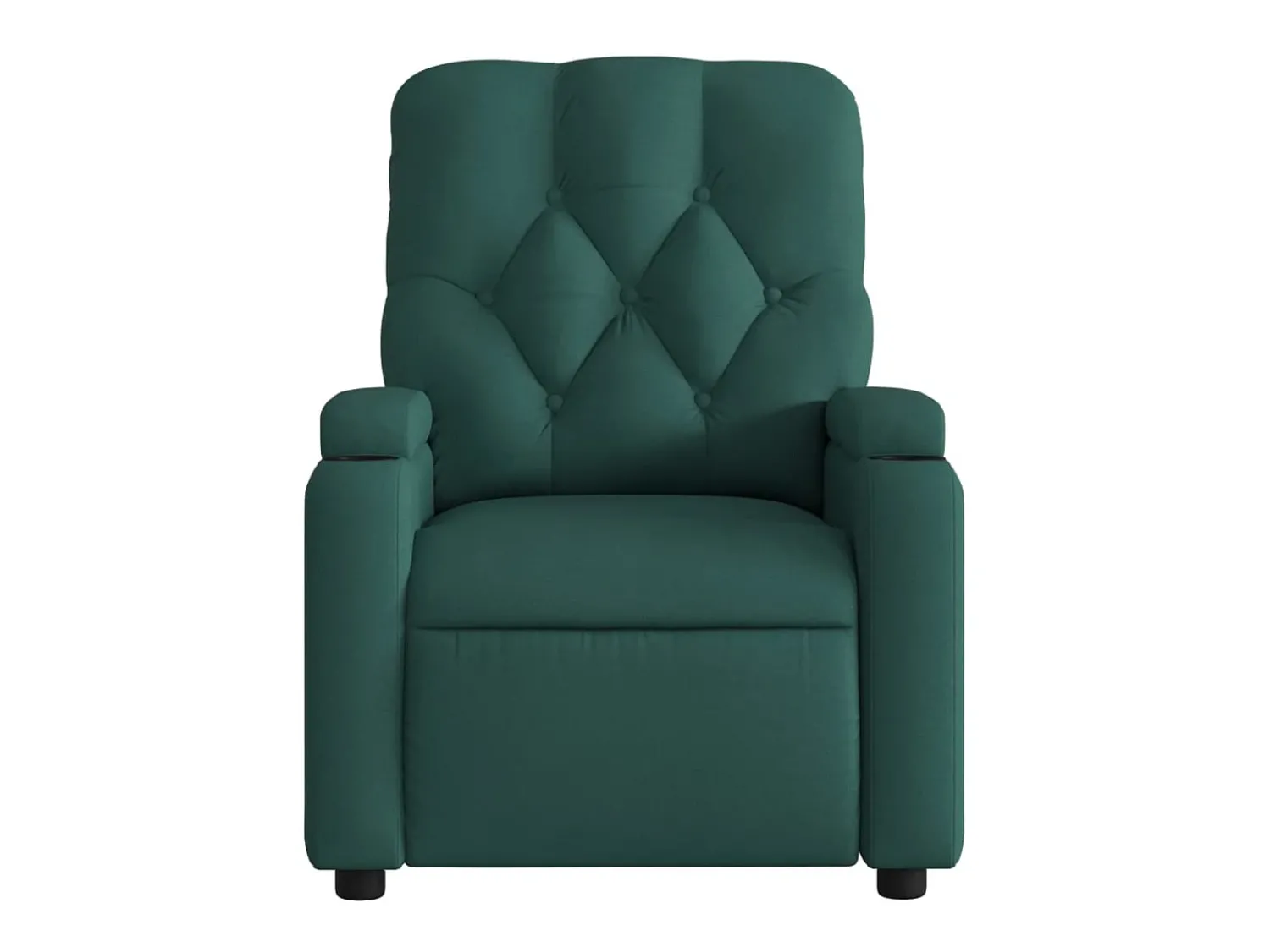 Best Poltrona elétrica reclinável tecido verde-escuro SHL338060 Verde pinho