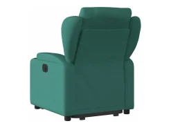Online Poltrona elétrica reclinável/elevatória tecido -escuro PT673177 Verde