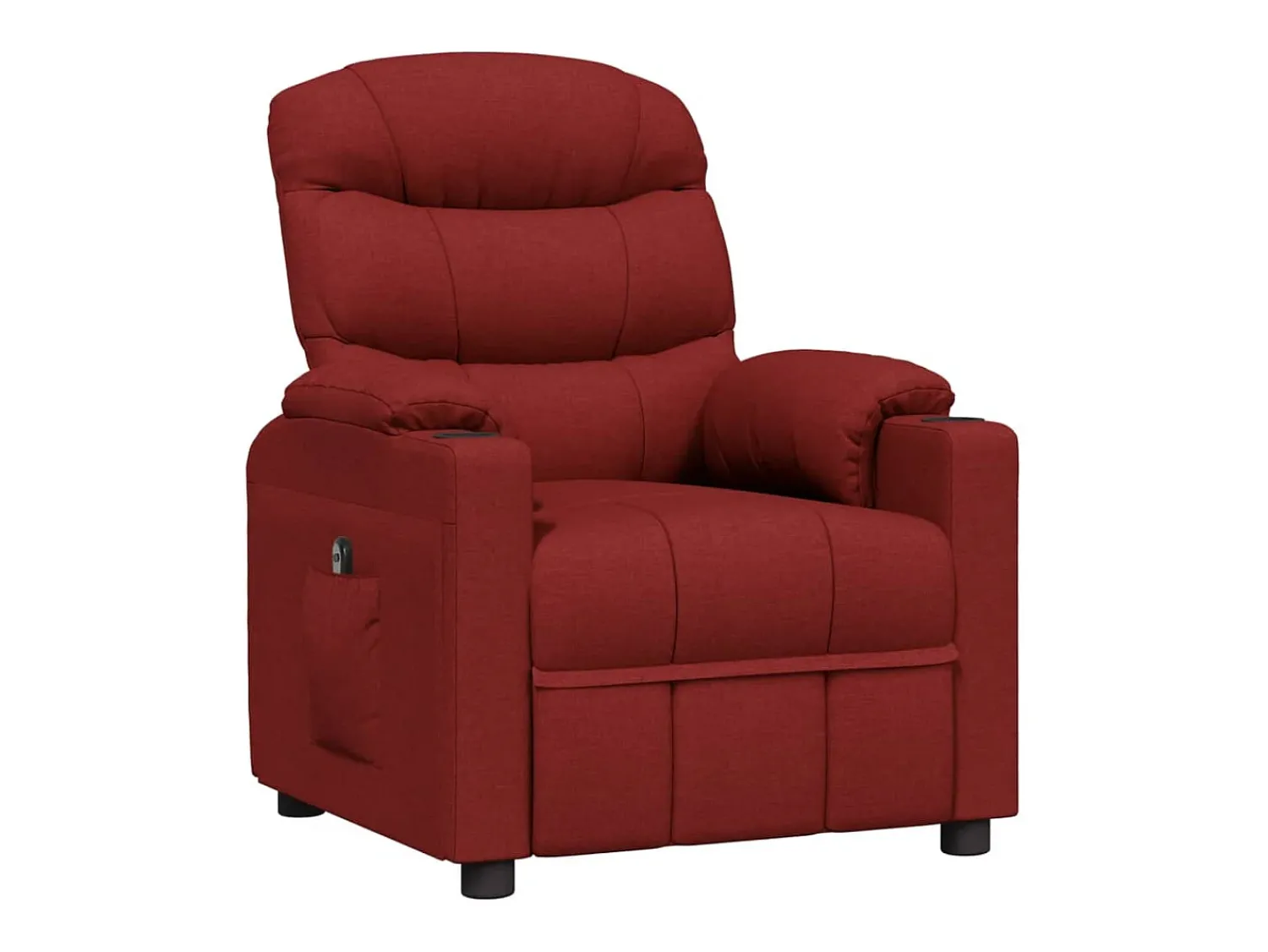 Poltrona elétrica reclinável tecido tinto SHL337749^ Poltrona