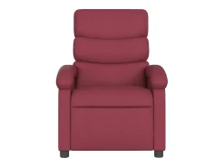 vidaxl Poltrona elétrica reclinável tecido tinto^ Poltrona