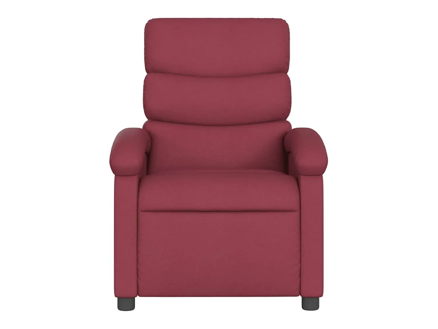 vidaxl Poltrona elétrica reclinável tecido tinto^ Poltrona