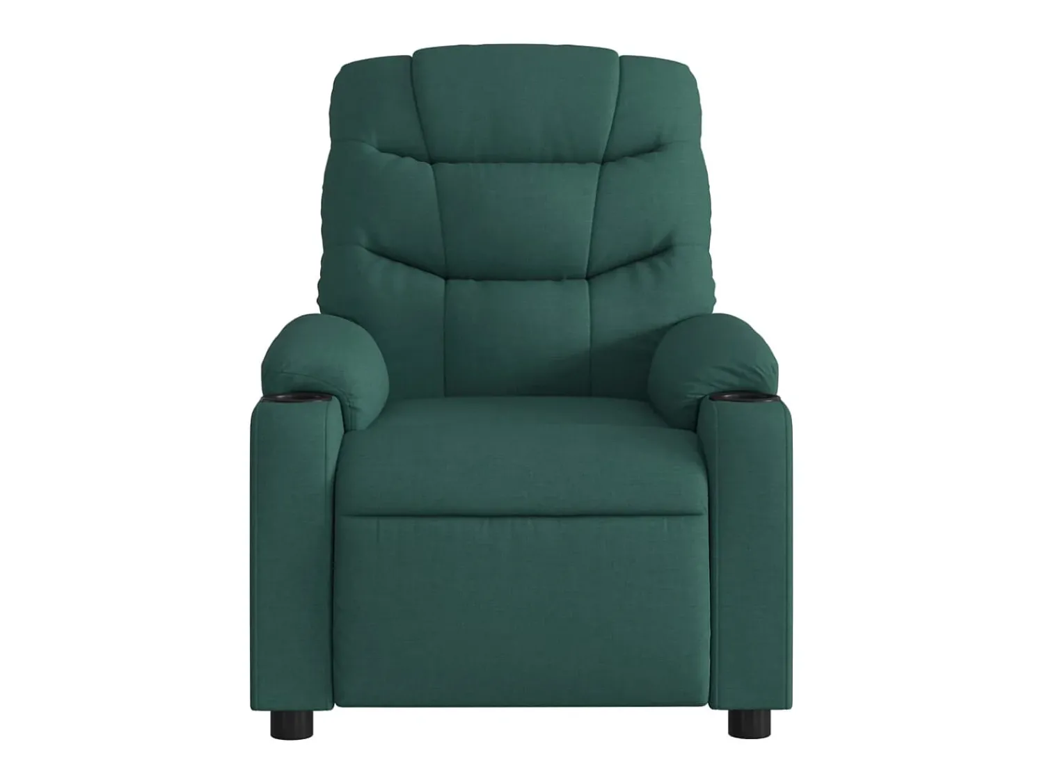Poltrona*vidaxl Poltrona elétrica reclinável tecido -escuro Verde
