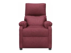 Poltrona| Poltrona elétrica reclinável tecido tinto SHL541821 Vermelho