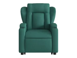 Poltrona| Poltrona elétrica reclinável/elevatória tecido verde-escuro SHL457378 Verde pinho