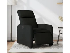 Poltrona* Poltrona elétrica reclinável tecido SHL758273 Preto