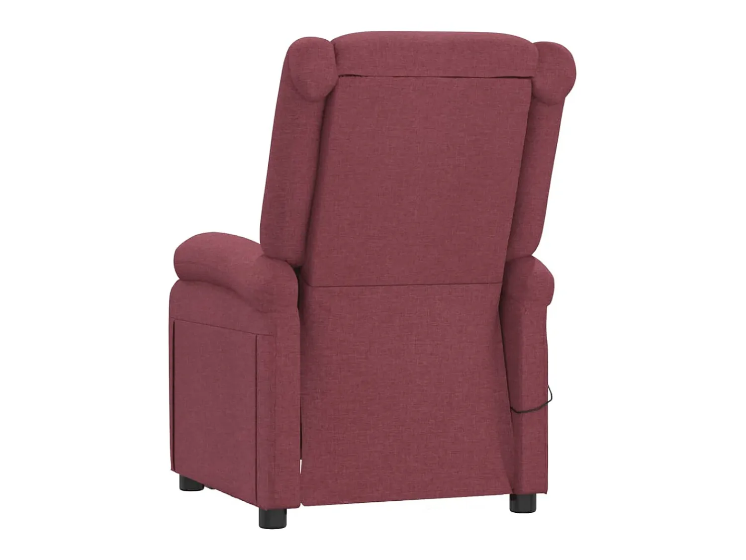 Best Poltrona elétrica reclinável tecido tinto SHL57925 Vermelho