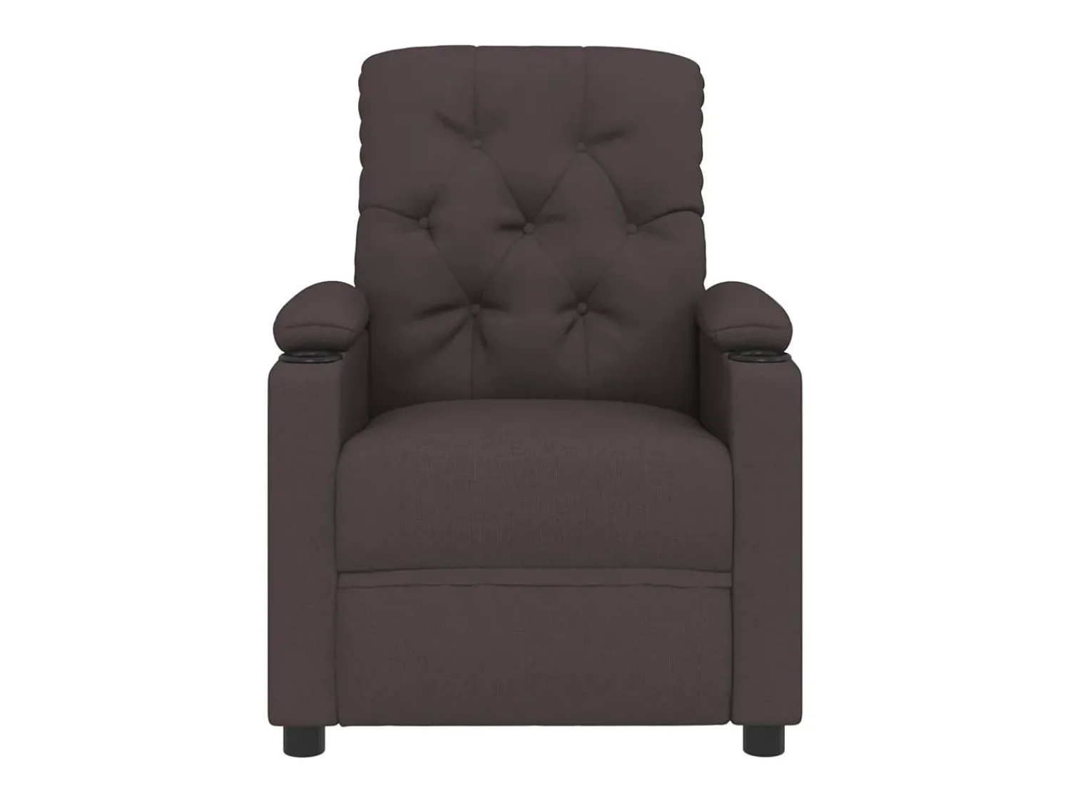 Poltrona* Poltrona elétrica reclinável tecido -escuro SHL931875 Castanho