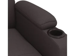 Poltrona* Poltrona elétrica reclinável tecido -escuro SHL931875 Castanho