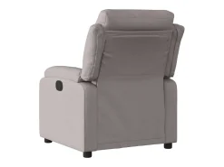 Discount Poltrona elétrica reclinável tecido cinzento-acastanhado SHL674617 Taupe