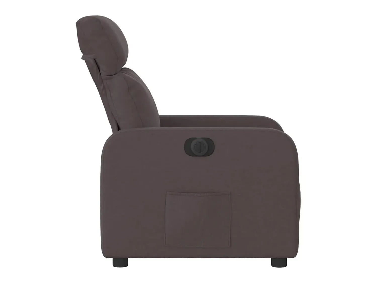 Poltrona elétrica reclinável tecido -escuro SHL255450^ Poltrona
