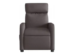 Poltrona elétrica reclinável tecido -escuro SHL255450^ Poltrona