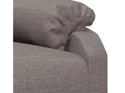 Poltrona elétrica reclinável tecido cinzento-acastanhado SHL694029^ Poltrona