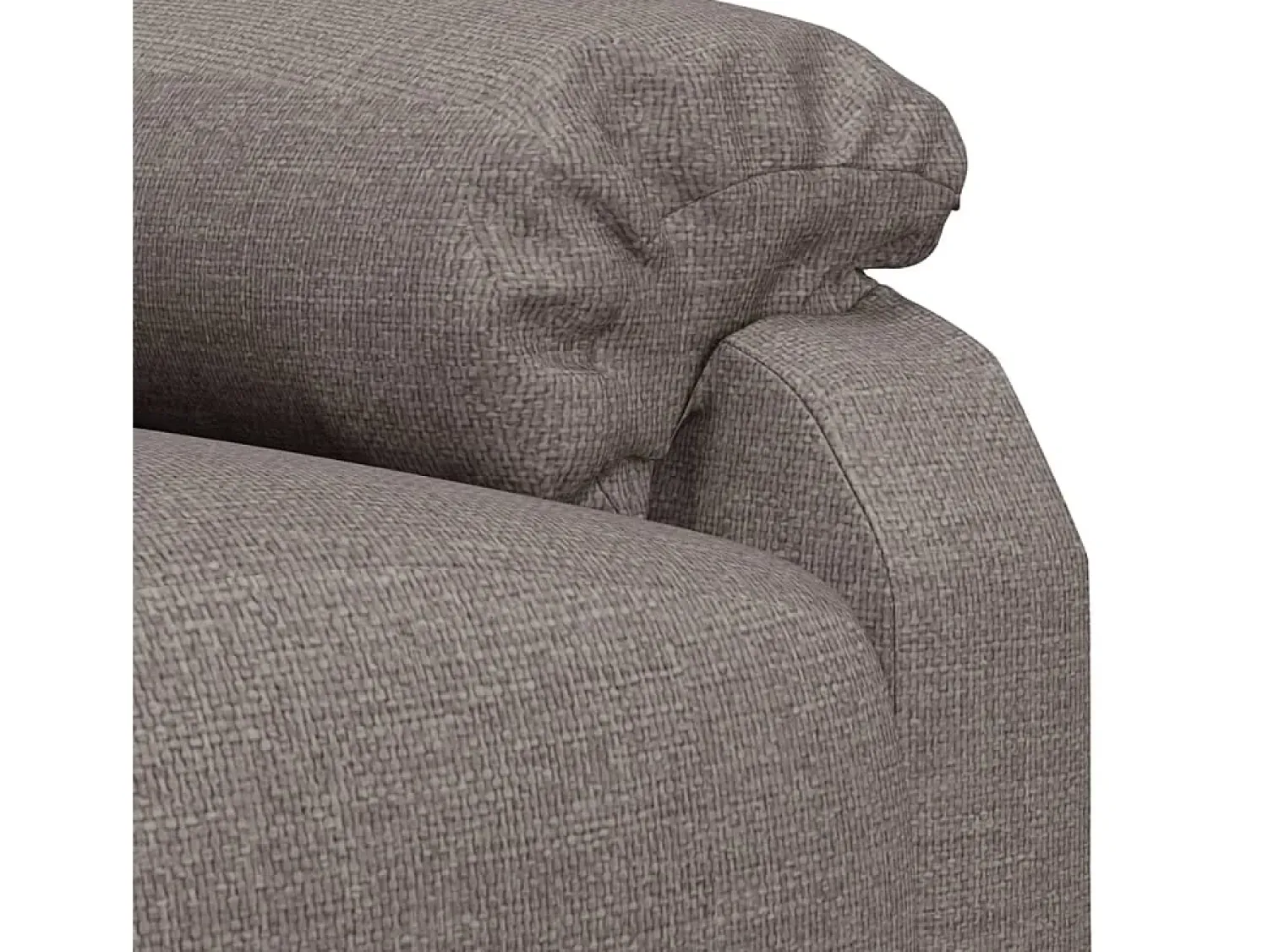 Poltrona elétrica reclinável tecido cinzento-acastanhado SHL694029^ Poltrona
